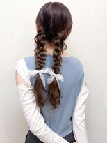 セルカ 新宿(CERCA)&nbsp;小川/ツインおさげアレンジ/新宿ヘアメ