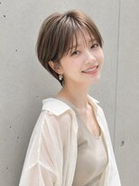 ヘアーメイクパウダー 天王寺寺田町店(Hair make powder) 大人可愛い30代40代50代小顔マッシュショート丸みショート