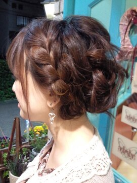 エアリー ヘアーデザイン(airly hair design) ねじり編みこみ