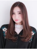 大人清楚なセミロング