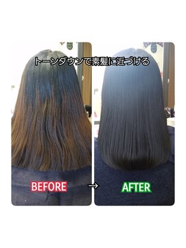 ブルーフィン シセロ(Blue Fin cicero) 30代40代夏ヘアー/透明感/美シルエット/ツヤ髪ロング/暗髪黒髪