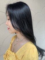 シェノン 西梅田(CHAINON)&nbsp;前髪/グレーベージュ/アッシュカラー/黒髪/暗髪/レイヤーカット