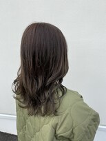 アドラーブル 松崎店(adorable) 20代30代大人可愛い☆ゆるふわブラウンベージュ×無造作スタイル