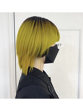 トリプルエイチフォーヘアー 国分店(HHH for hair) [ハイトーンイエロー]