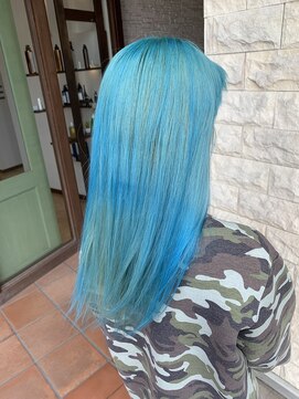 ブランシェ 高蔵寺店(BRANCHE) 【加藤】鮮やかブルー☆