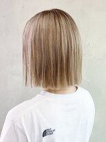 アイティーバイアルバム 下北沢店(IT by ALBUM)&nbsp;ベージュボブ_ショコラベージュボブルフベビーバング_ba340412