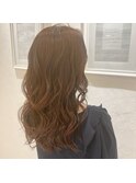 フレンチセピアアッシュ大人可愛いナチュラル春パーマ/池袋