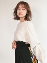クーラ(Cura) 韓国風大人ニュアンスボブ・ミルクティーアッシュ