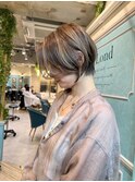 Lond fleur林　ハイライト×大人美人ショートボブ