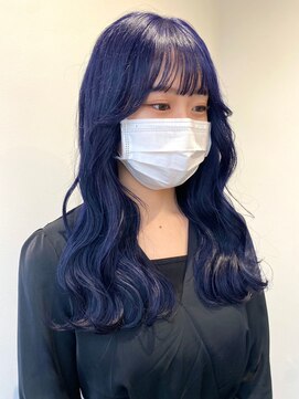 ツキ 横浜店(tuki) イヤリングカラーインナーカラーハイライトフェイスフレーミング