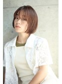 ボブ ワイドバング 地毛風ストレート 代官山 中目黒 恵比寿