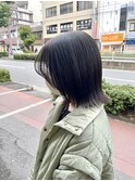 ギリギリ結べる切りっぱなしボブ