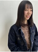 ダークカラー×髪質改善カラー