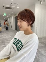 オルカ(orca)&nbsp;【山本】オレンジブラウン×丸みショート