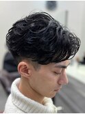 *NOISMツイストスパイラルツーブロックマッシュビジネススタイル