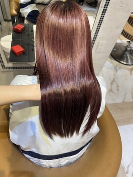 ロンドローズ 名古屋(Lond damaskRose) 顔周り ダブルカラー 名駅 ブリーチ 髪質改善 ボブ 韓国 872