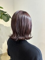 スレッド(SRED)&nbsp;結べるボブ 外ハネボブ イルミナカラー 透明感カラー ストレート