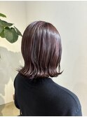 結べるボブ 外ハネボブ イルミナカラー 透明感カラー ストレート