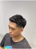 フェザーアップ コテパーマ メンズカット メンズショート
