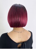 ミディアムショートボブ韓国ヘアおくれ毛美髪_ba544091