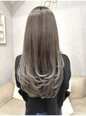 ラベンダーグレージュグラデーション