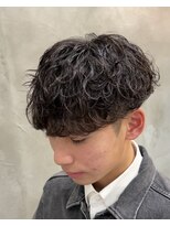 スイッチ(men's SWITCH)&nbsp;大分メンズ波巻きスパイラルパーマ刈り上げレイヤーマッシュ