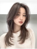 韓国風レイヤー/ショコラベージュ