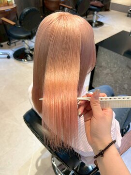 ダブル(W) 髪質改善/カラーエステ/ハイトーン/ホワイトピンク