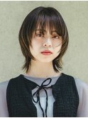 顔まわりレイヤーおしゃれマッシュ　3