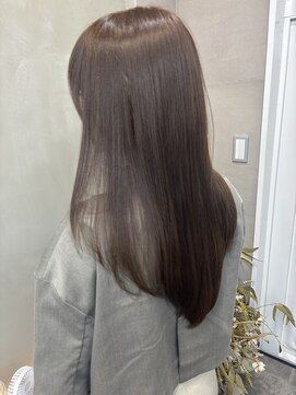 ファビ 渋谷(Fab) くびれヘア/暗めカラー/アプリコットオレンジ/縮毛矯正