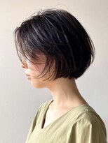 ソルト 舞鶴店(Salt)&nbsp;ショートボブ/前髪なしショート/黒髪ショート/20代//30代/40代