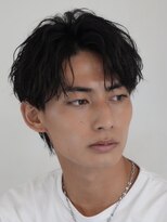 フィフス トウキョウ (fifth TOKYO) 渋谷シャドウパーマメンズカットセンターパートウルフマッシュ