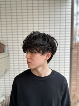 MEN’S HAIR/波巻ツイストスパイラル/フェザーパーマ/船橋