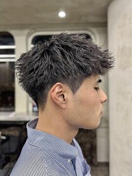 ニコ トウキョウ ロジック(nico TOKYO Logic) 刈り上げアップバングスパイキーショートパーマスパイラルパーマ