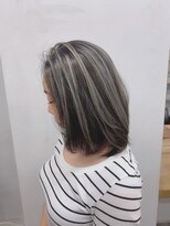 アンジェリカ 名古屋店(ANGELICA)&nbsp;ダークグレージュ×シルバーハイライト【川見駿行】