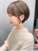 髪質改善/大人ガーリー/似合わせカット/ショートボブ前髪/仙台