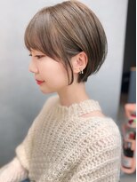 サンドパールス 仙台店(sand PALCE)&nbsp;髪質改善/大人ガーリー/似合わせカット/ショートボブ前髪/仙台