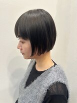 美容室ヒラトヤ 都南店&nbsp;大人かわいい小顔美シルエット前下がりボブカット30代40代