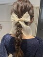 フィゼル 福島店(fizelle) ヘアアレンジ大好きです!ふわふわ編みおろしが得意です♪