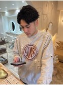 スパイラルパーマ/メンズパーマ/波巻/マッシュ/波巻きスパイラル