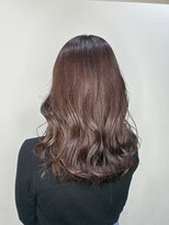 アン(Hair make un)&nbsp;ピンクブラウンカラー