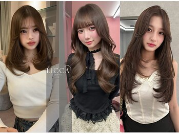 リッカ(LICCA)の写真/韓国風/くびれヘア/レイヤーカット/ヨシンモリ…お任せ下さい！ロングヘアも韓国風レイヤーでイメチェン☆