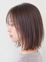 レセ 南柏店(Laissez)&nbsp;ミニボブ/切りっぱなしヘア/小顔レイヤーカット/ツヤ感/顔まわり