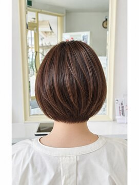 アトリーチェ 六科店(ATTRICE) 大人ショートボブ／白髪染め/髪質改善