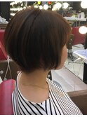 大人可愛いショートボブ