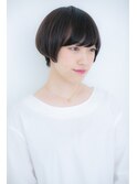 ネイビー艶カラー♪小顔マッシュショートY川口20代30代40代
