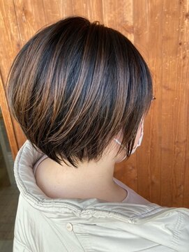 リミックス 飯塚店(Remix) 丸みが可愛いくびれショート◎20代30代40代50代