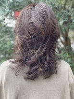 ピンキーウエスト&nbsp;大人かわいいくびれミディアムウルフ20代30代40代