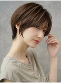 前髪あり大人ショート20代30代40代【AIN.表参道】川原大地