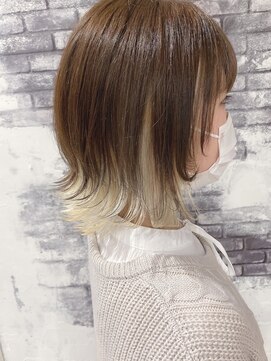 リアイス(Re:ICE) ホワイトミルクティーウルフボブ